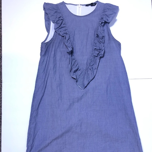 Express Dresses & Skirts - 4/$20 Express Striped Ruffle Front A-line dress